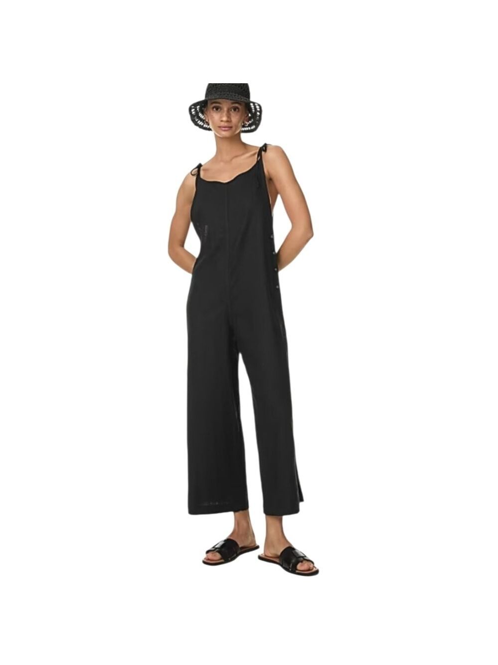 C+D+M Cotton Blend Wide Leg Jumpsuit Size 2XL